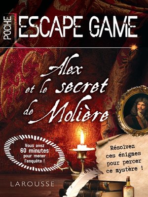 cover image of Escape game de poche--Alex et le secret de Molière